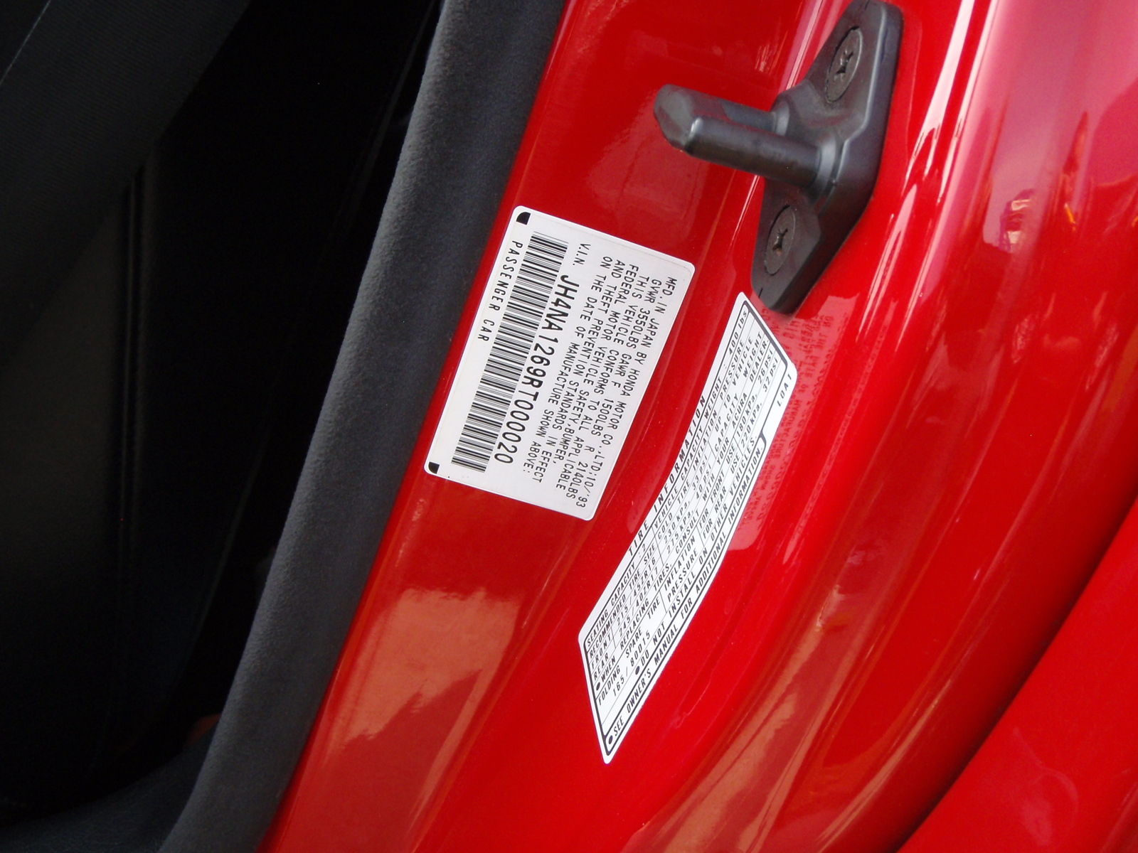 1994 acura nsx base coupe 2-door 3.0l