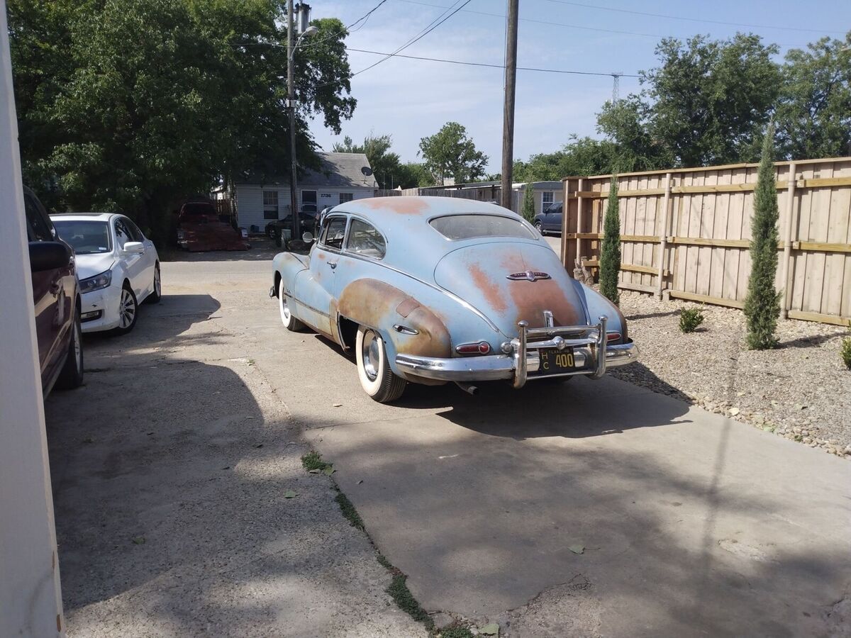 1948 buick roadmaster coupe blue