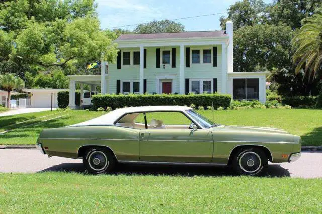 1970 ford galaxie 500 500 37,368 miles green coupe 390 automatic
