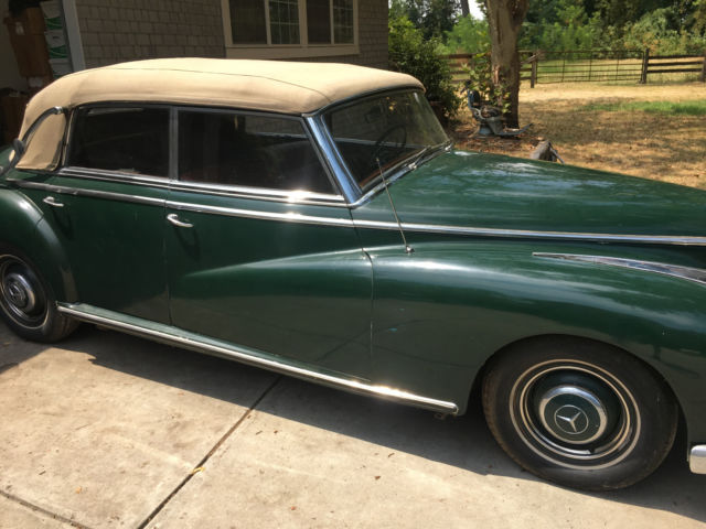 1952 mercedes 300 4 dr convertible adenauer with 1957 gullwing engine
