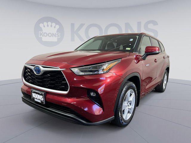 2021 toyota highlander hybrid le