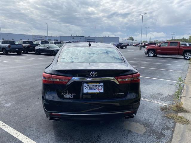 2018 toyota avalon limited