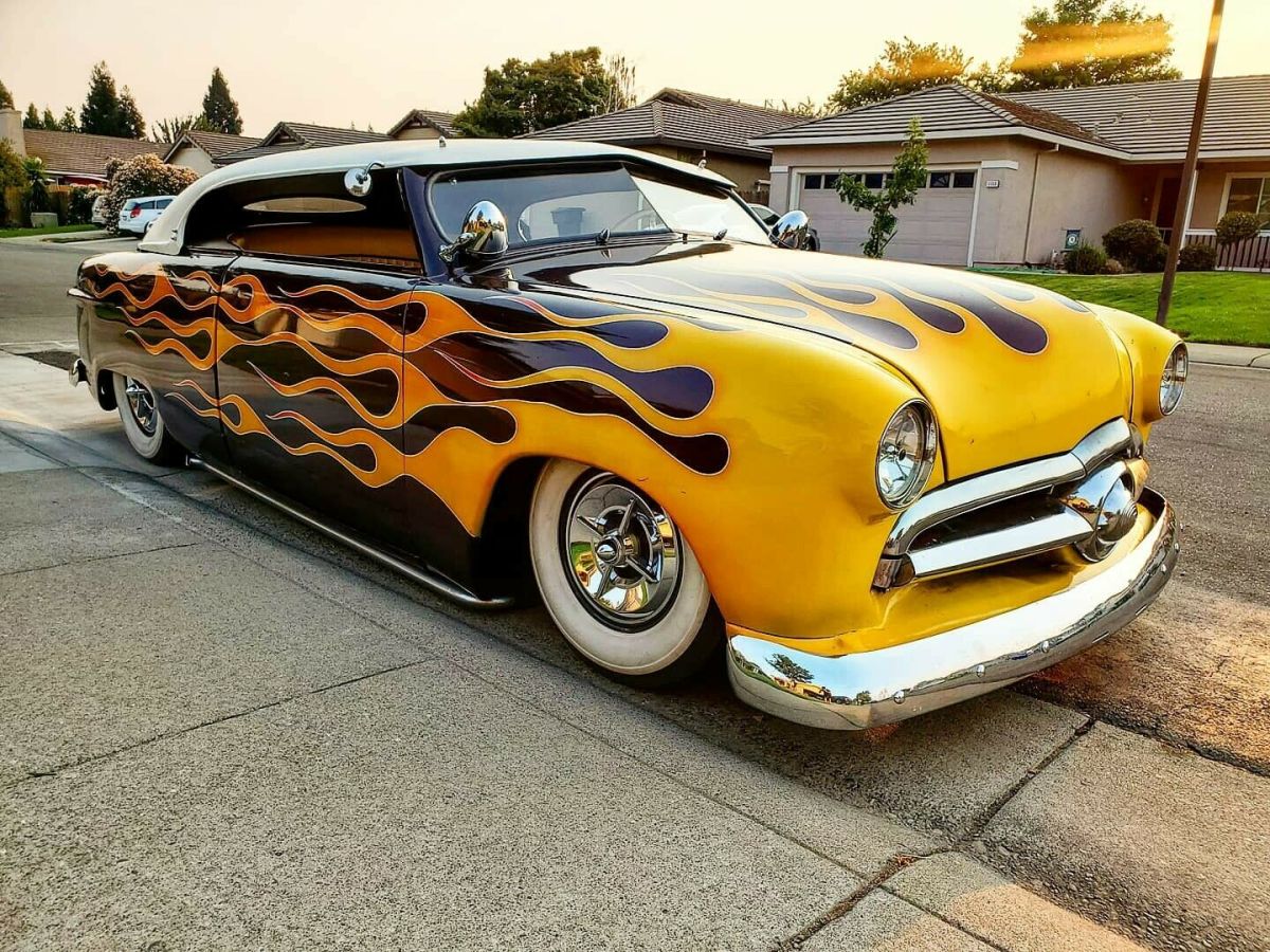 1949 ford custom convertible black rwd manual