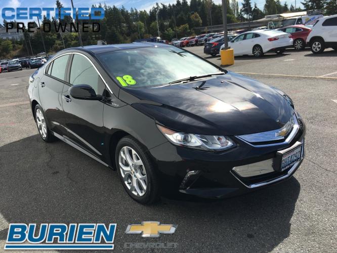 certified 2018 chevrolet volt premier burien, wa 98168 for sale in seattle, washington