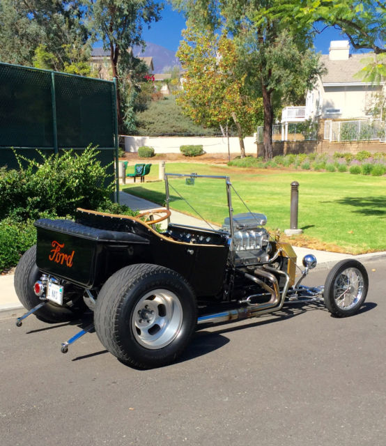 1924 california t bucket black hot rod rat rod