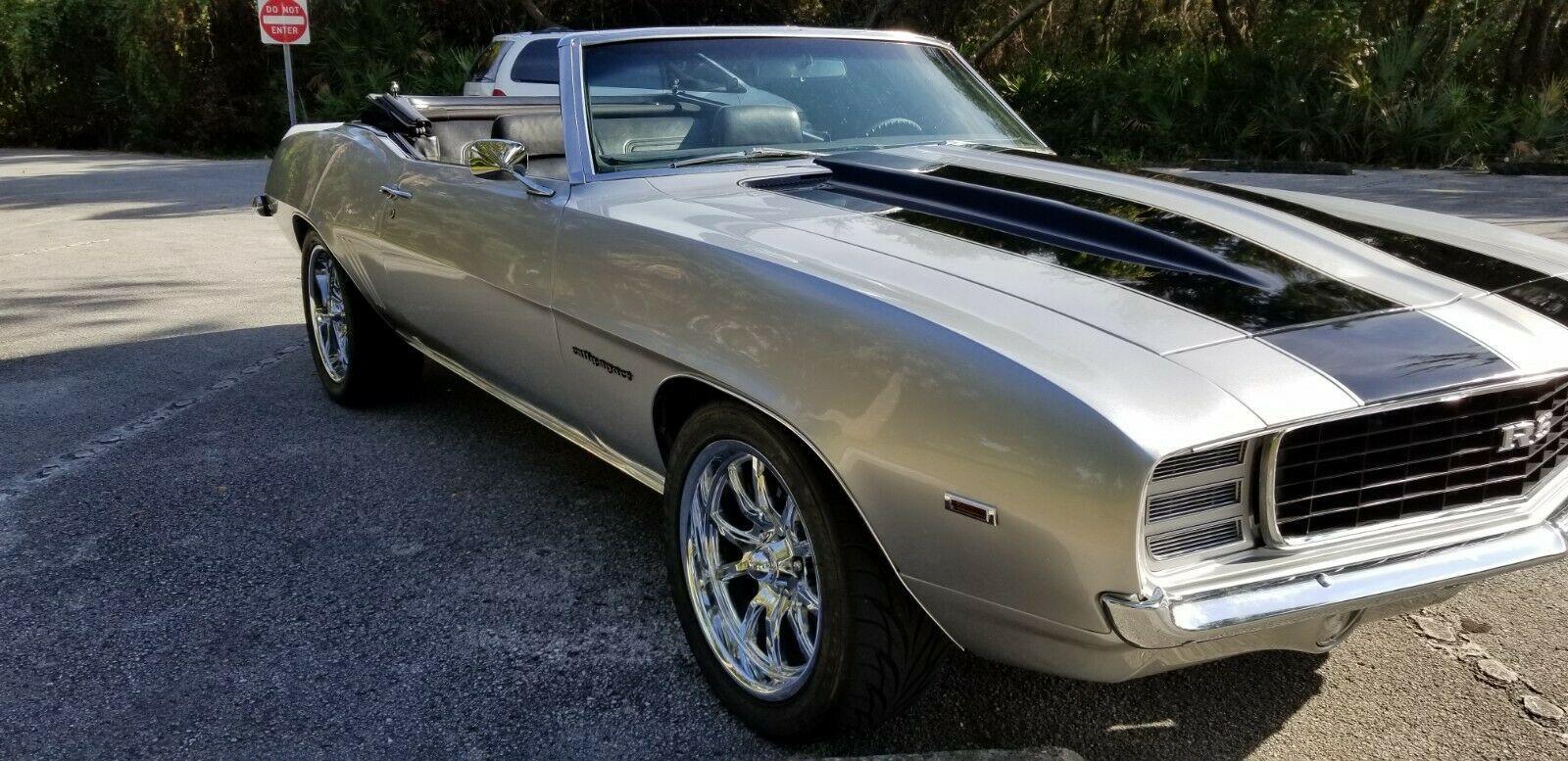 1969 chevrolet camaro convertible restored rs package