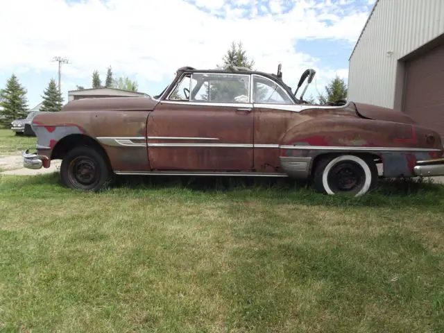 1952 pontiac chieftain convertible patina ratrod driver project chevy ls barn fd