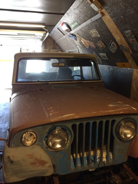kaiser jeepster commando, good factory transmission no motor