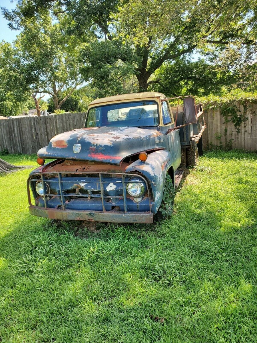 1954 ford f350 pickup green rwd manual