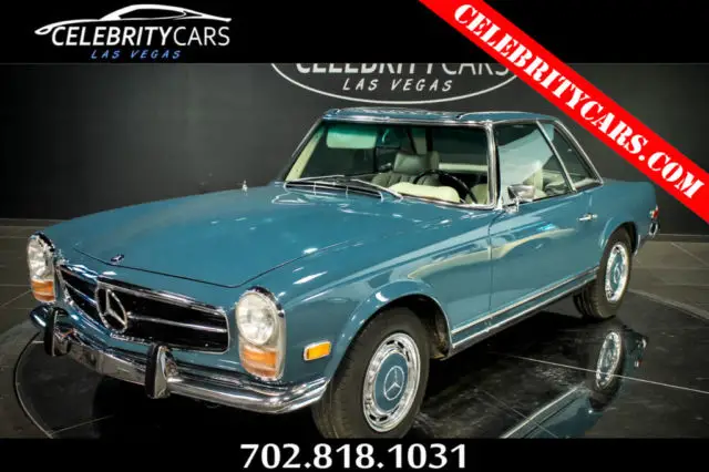 1969 mercedes 280sl convertible low miles unspecified 2.8l blue
