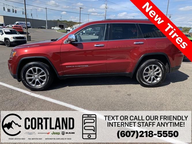 used 2015 jeep grand cherokee 4wd limited cortland, ny 13045 for sale in cortland, new york