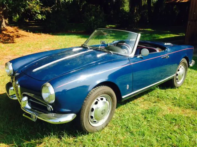 1956 alfa romeo giulietta spider 1.3l