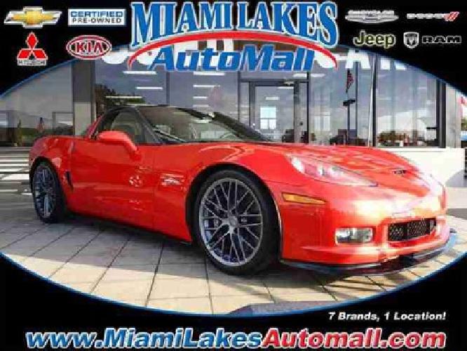 2011 chevrolet corvette z06 w/3lz in hialeah, fl