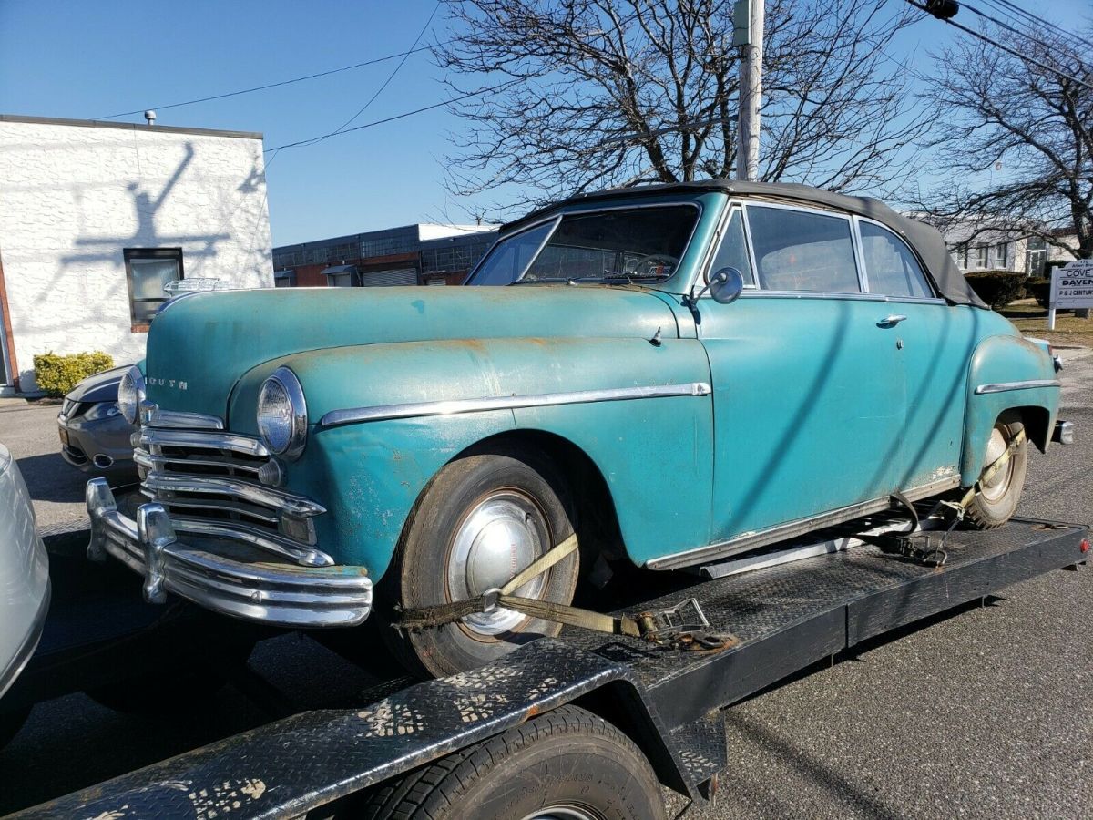 1949 plymouth convertible mopar special deluxe barn find condition