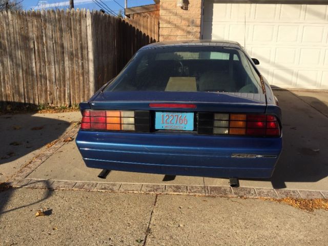 87 chevy camaro z28 iroc 5.7 no reserve