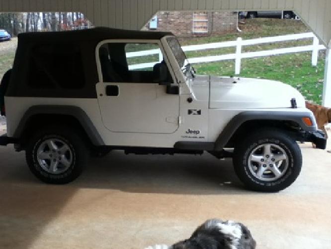 2006 white jeep wrangler in mount airy, nc