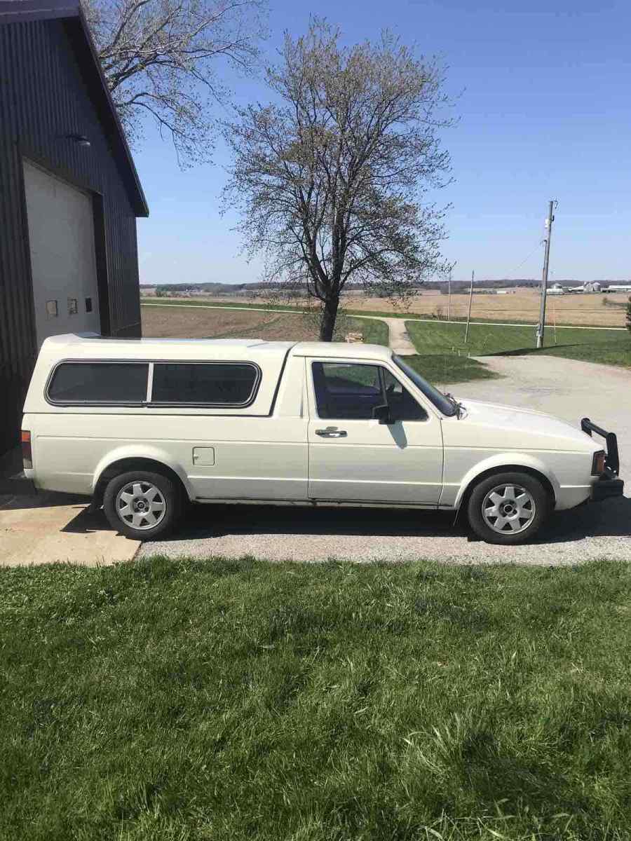 1981 volkswagen rabbit pickup pickup white fwd manual truck