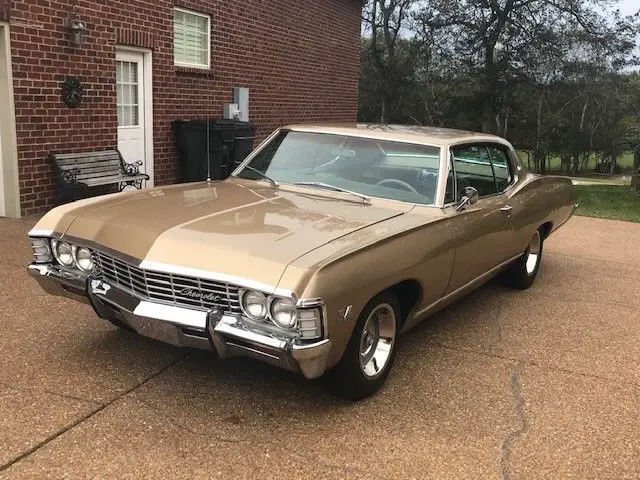 1967 chevrolet caprice 2 door 396 automatic - protecto plate
