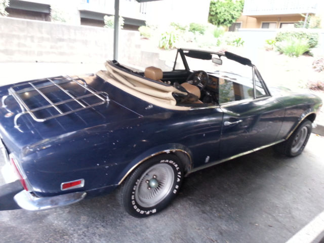 1971 fiat spider 124 convertible