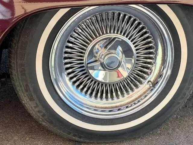1950 mercury 2-dr coupe 350hp v8 75,000 mi auto leather wire wheels no rust a/c