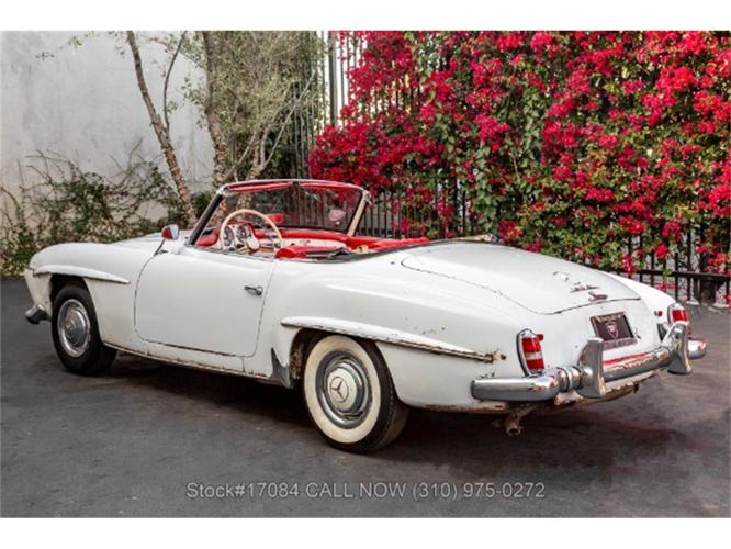 1963 mercedes-benz 190sl in beverly hills, california