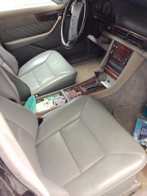 1991 mercedes benz 350 sdl black/grey