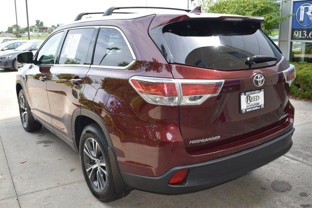 used 2016 toyota highlander xle v6 shawnee, ks 66203 for sale in overland park, kansas