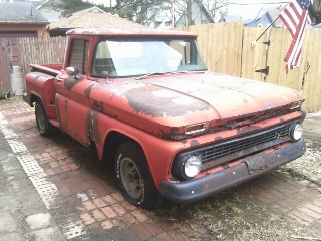 1963 c-10 s.box w/ factory 327-340 spec.hi perf motor no researve