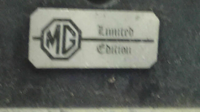 mg mgb 1980 limited edition