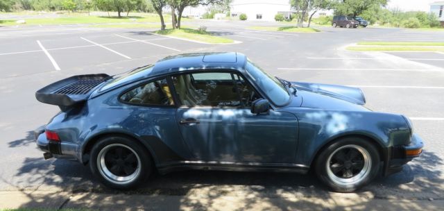 1989 porsche 911 930 turbo coupe - baltic blue - 35k miles - dozens of photos