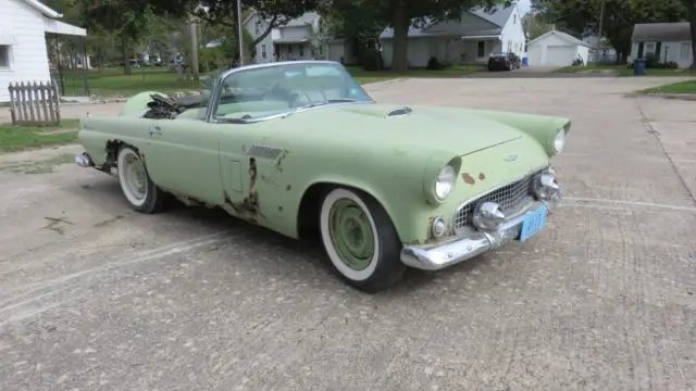 1956 ford thunderbird - 312cid - 3 speed automatic - for restoration