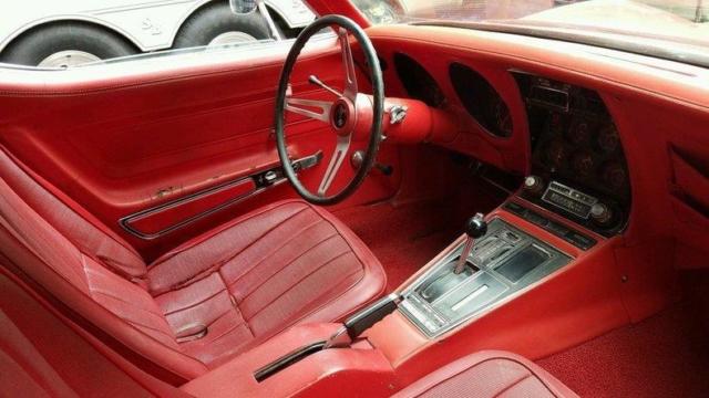 1971 chevrolet corvette convertible/stingray 3485 miles red convertible v8 autom
