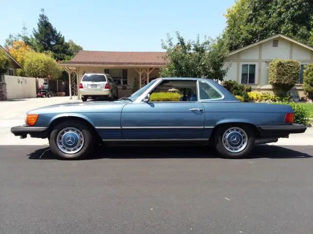 1975 mercedes-benz 450 sl california blue plate no smog classic