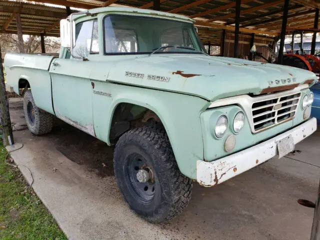 awesome brut 1965 4x4 powerwagon - original california truck