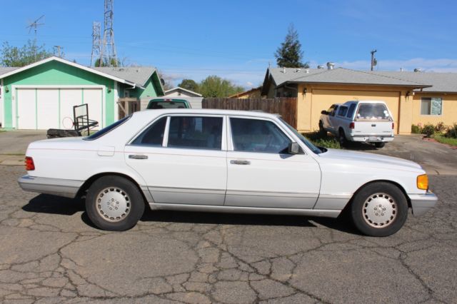 mercedes 350sdl turbo diesel long wheel base w126 rare last year no reserve