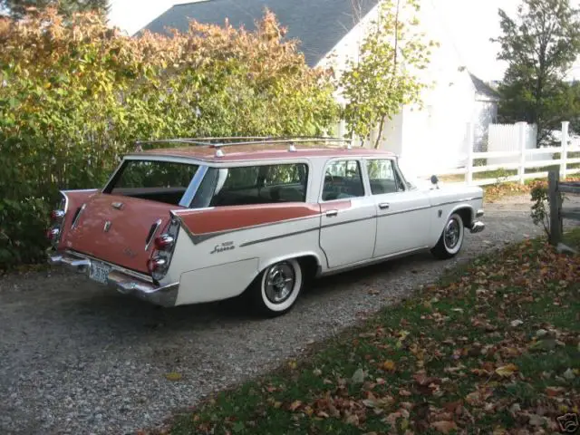 1958 dodge sierra custom station wagon push button trans 6 pass vintage 2 tone