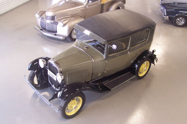 frame off restored 1930 ford model a tudor sedan great history show & go ready!