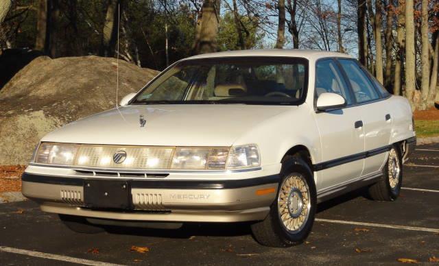 1990 mercury sable gs sedan only 42k miles 3.0 white nice l@@k nr!!!