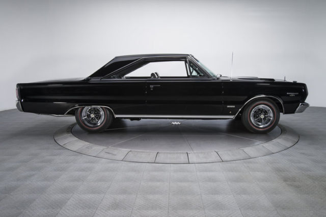 1967 plymouth gtx 21562 miles black hardtop 426 hemi v8 4 speed manual