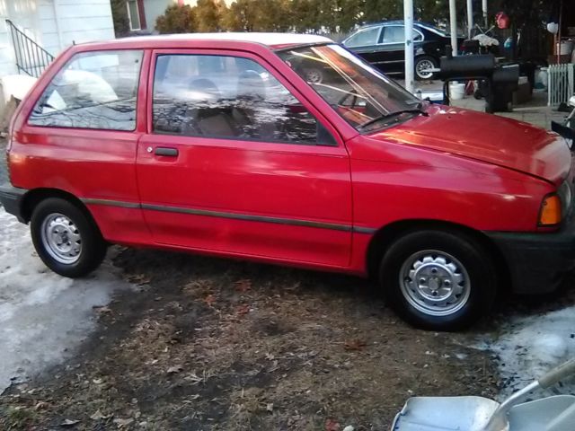 1993 ford festiva 5 speed l model original owner car clean survivor