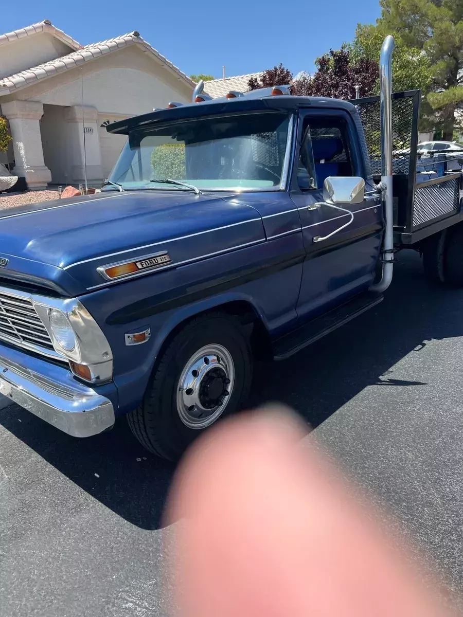 1969 ford f350 pickup blue