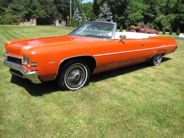 1972 chevrolet impala convertible special order colors excellent condition