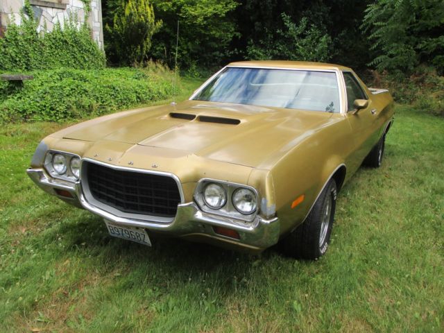1972 ford ranchero gt 351 automatic driver - restoratioin project