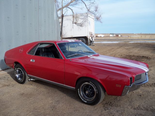 1969 amc amx,go pack,4 spd, production #08526