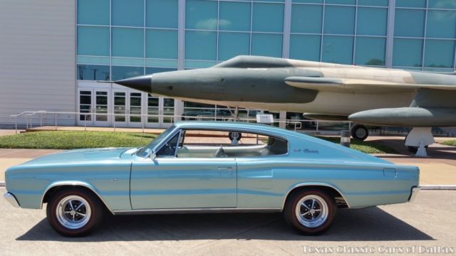 1966 dodge charger - mint turquoise - factory a/c - fender tag -show & go/ video