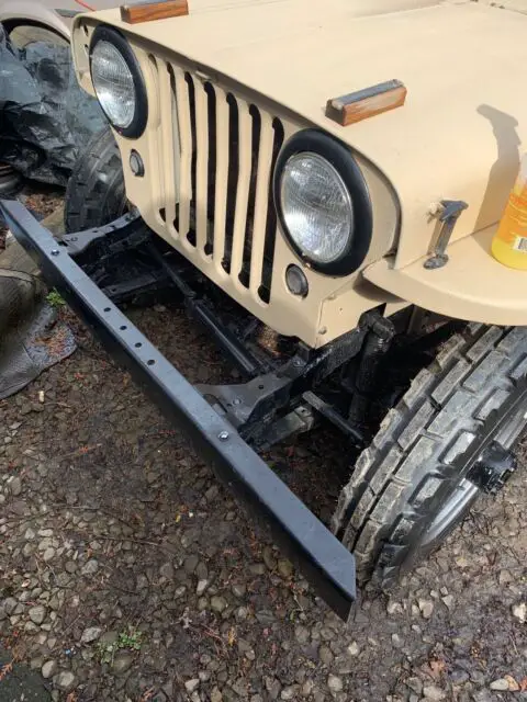 1946 willys cj-2a suv brown 4wd manual