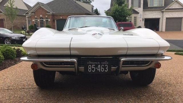 1966 chevrolet corvette used manual convertible, complete frame up restoration