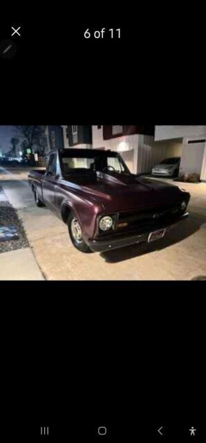 1967 chevrolet c-10 pickup purple rwd automatic