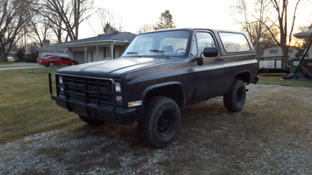 1984 chevrolet k5 blazer military m1009 cucv