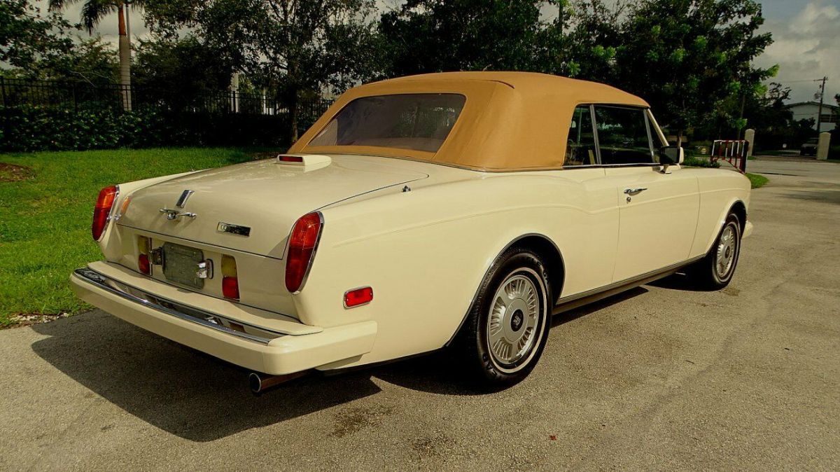 1988 rolls royce corniche ii limited production 19,000 actual miles true luxury